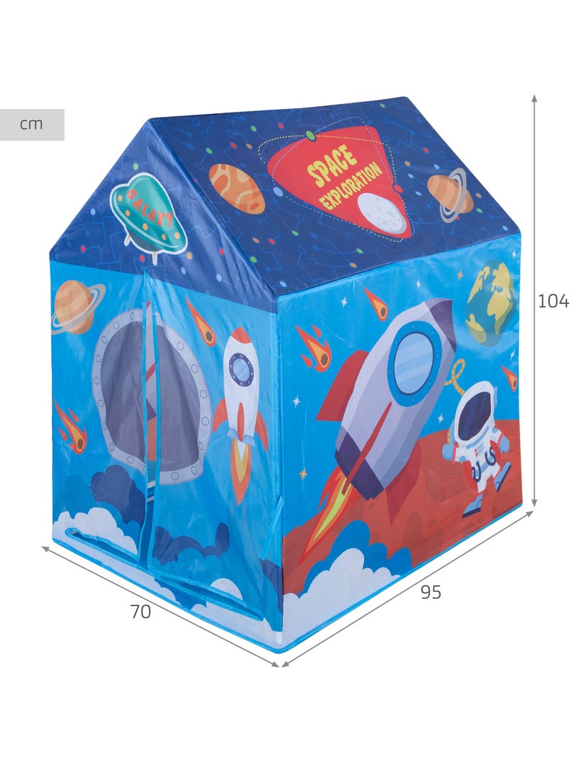 Casetta da gioco in tessuto per bambini fun area 95x70x104 cm per interni con porta N/D - Kiabi