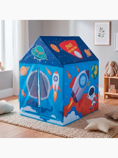 Casetta da gioco in tessuto per bambini fun area 95x70x104 cm per interni con porta - Kiabi