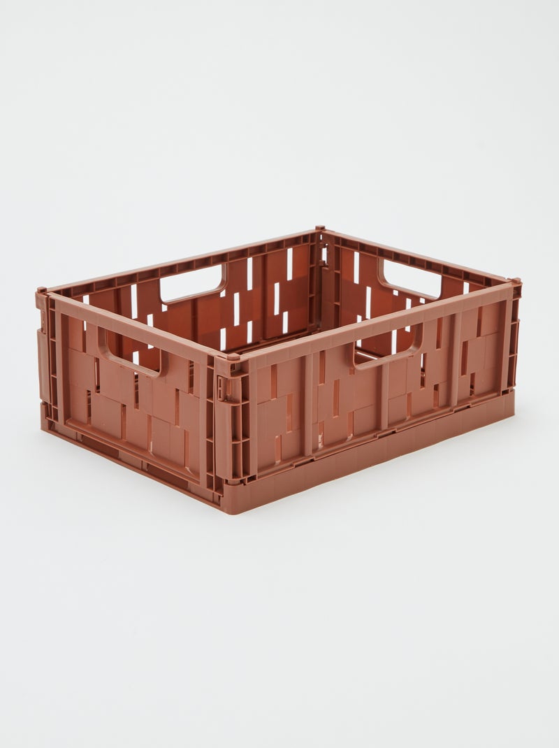 Casetta portaoggetti in plastica (34 x 25 cm) MARRONE - Kiabi