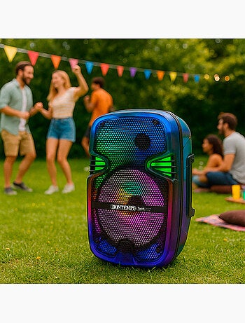Cassa karaoke wireless 180w con 1 microfono bontempi