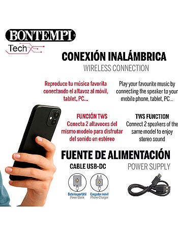 Cassa karaoke wireless 180w con 1 microfono bontempi
