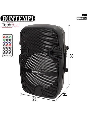 Cassa karaoke wireless 180w con 1 microfono bontempi