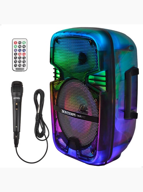 Cassa karaoke wireless 180w con 1 microfono bontempi - Kiabi