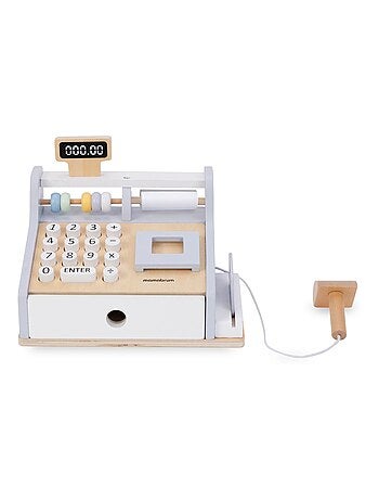 Cassa registratrice legno con scanner e accessori Mamabrum