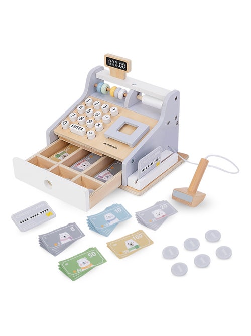 Cassa registratrice legno con scanner e accessori Mamabrum - Kiabi