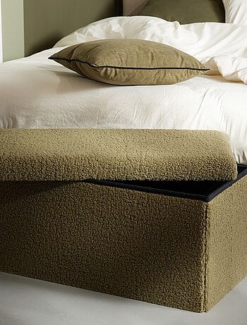 Cassapanca in maglia bouclette