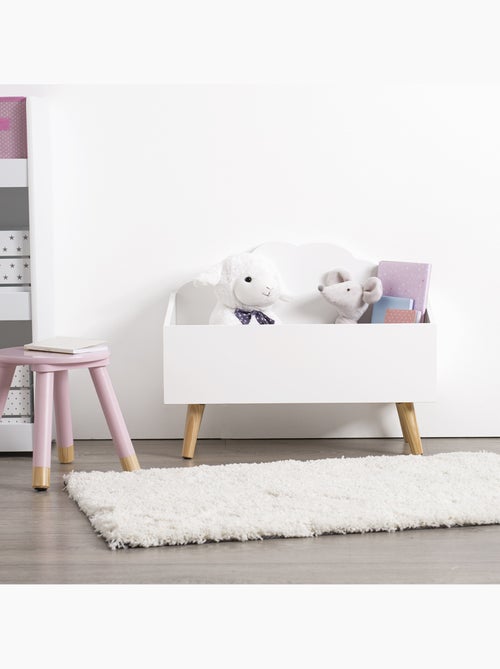 Cassapanca per bambini douceur nuvola bianca 58x28cm - Kiabi Cassapanca per bambini douceur nuvola bianca 58x28cm - Kiabi