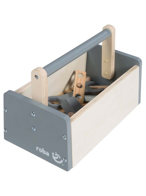 Cassetta degli attrezzi in legno per bambini – 22 pezzi – "Roba" - Kiabi