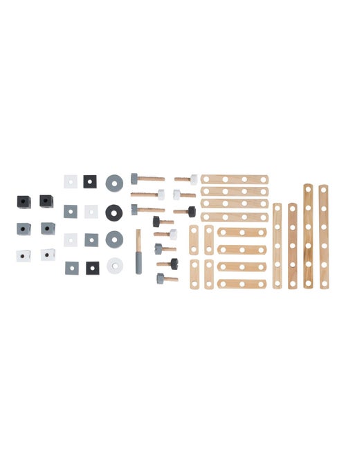 Cassetta degli attrezzi in legno per bambini – 46 pezzi – "Roba" - Kiabi