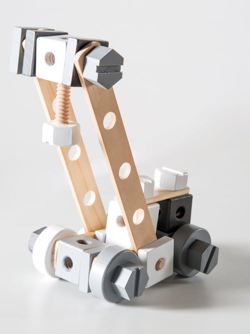 Cassetta degli attrezzi in legno per bambini – 46 pezzi – "Roba" - Kiabi