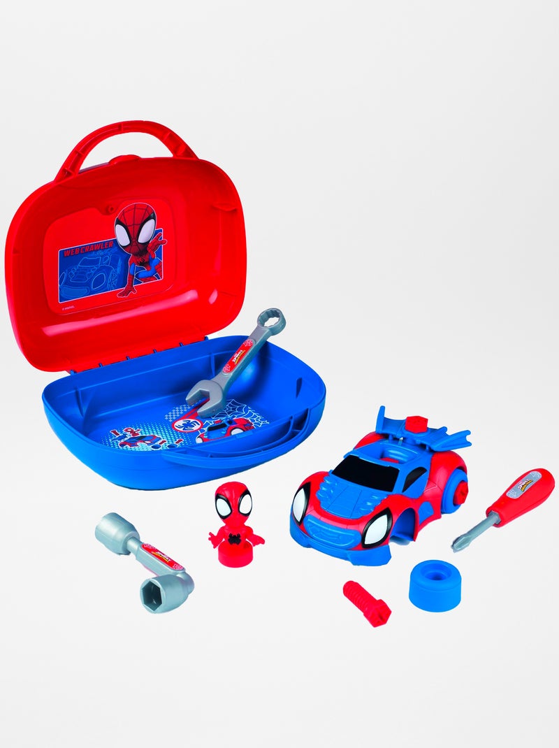 Cassetta degli attrezzi + macchinina Spidey BLU - Kiabi