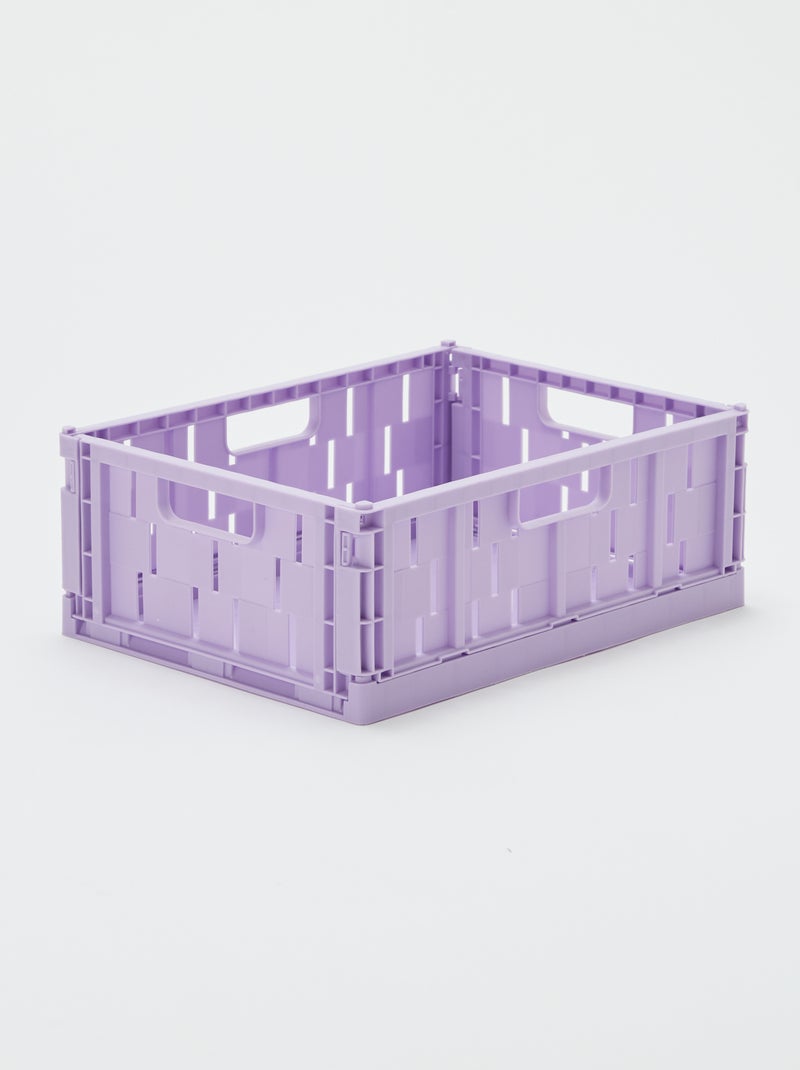 Cassetta portaoggetti in plastica (26 x 17 cm) VIOLA - Kiabi