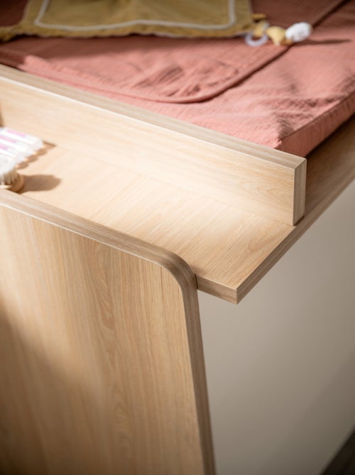 Cassettiera a 3 cassetti con frontali inclinati in rovere - SAUTHON - Kiabi