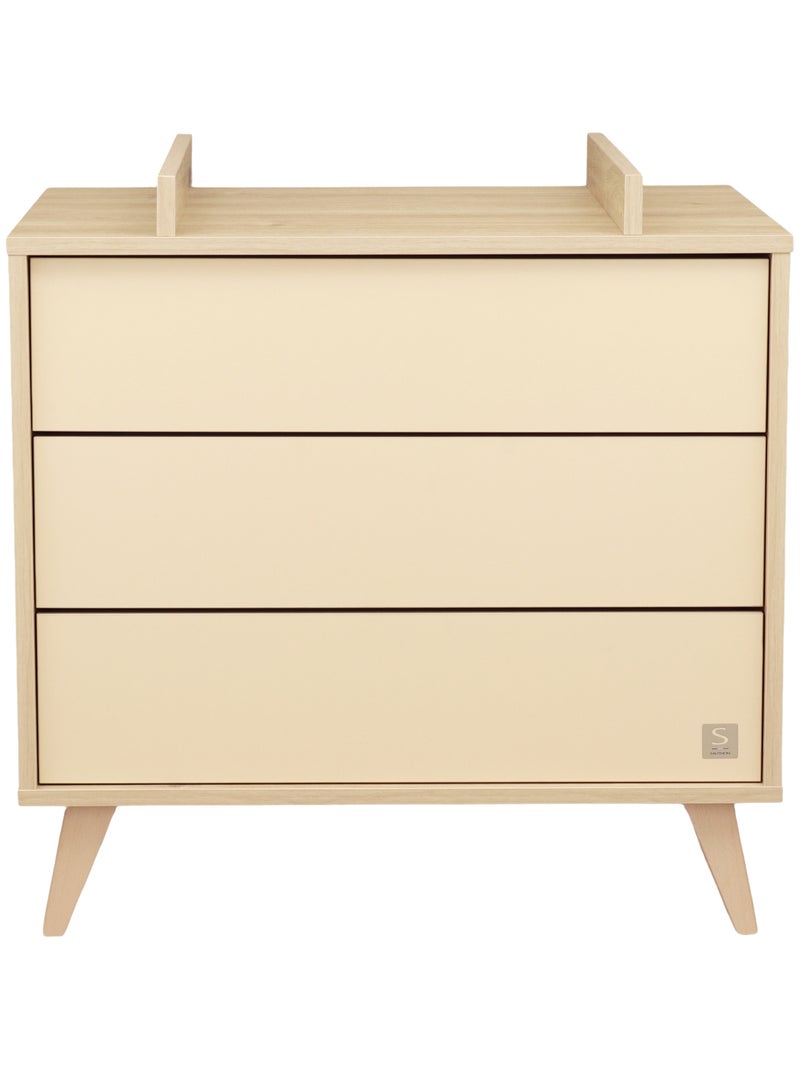 Cassettiera a 3 cassetti con gambe oblique in - SAUTHON Marrone - Kiabi
