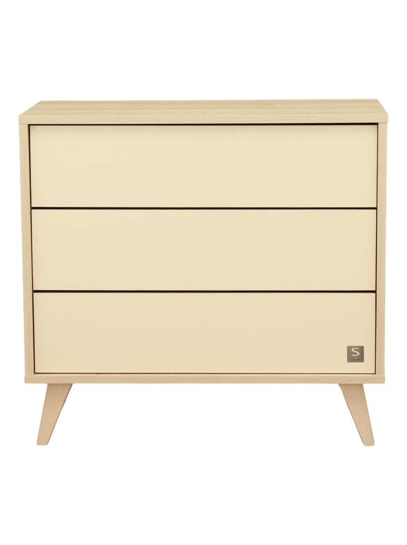 Cassettiera a 3 cassetti con gambe oblique in - SAUTHON Marrone - Kiabi