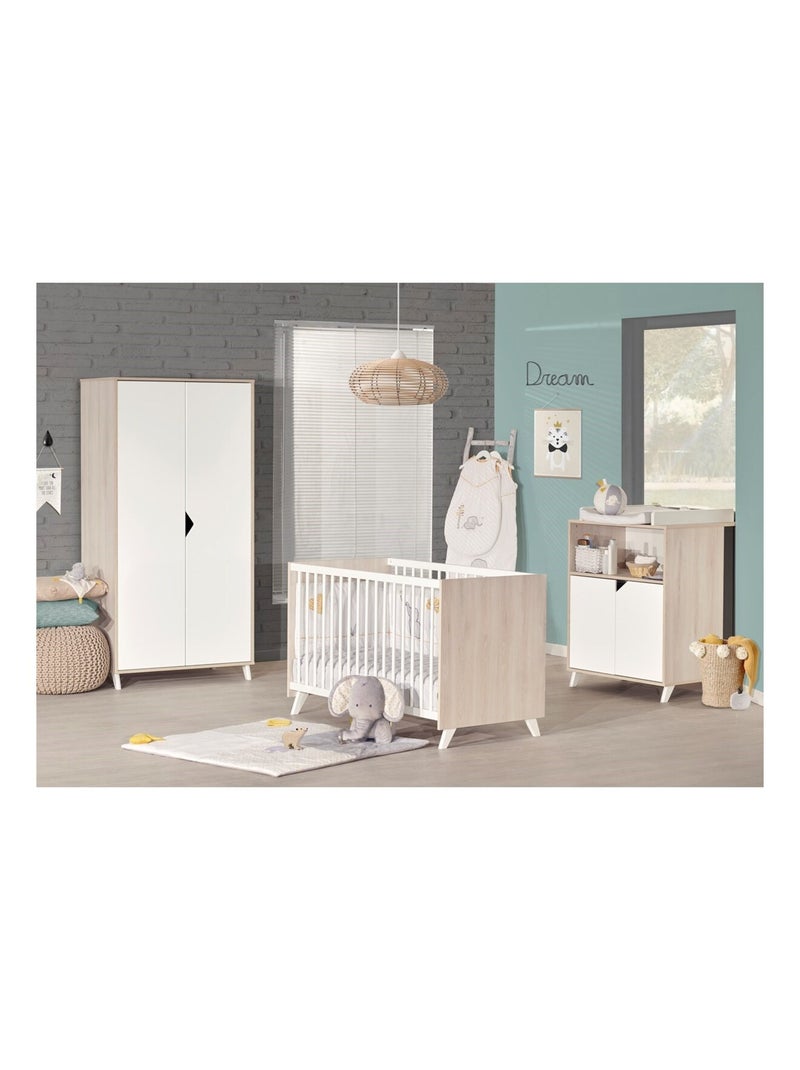 Cassettiera coprifasciatoio in - BABYPRICE Bianco Beige - Kiabi