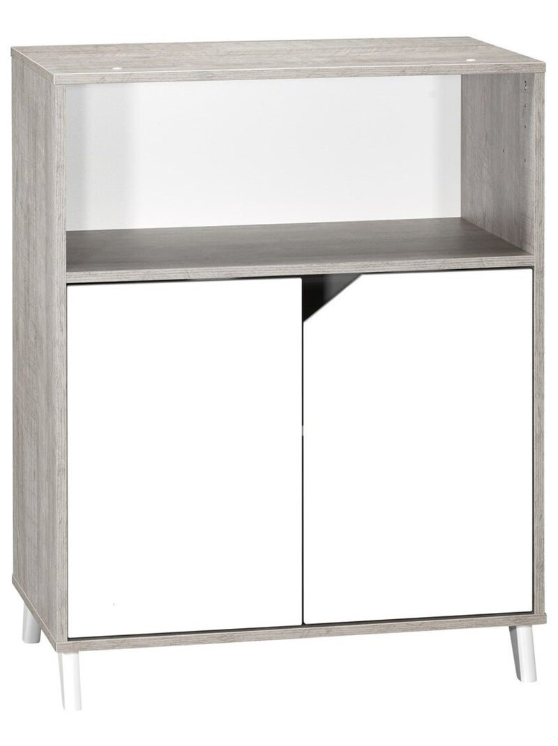 Cassettiera coprifasciatoio in - BABYPRICE Bianco Grigio - Kiabi