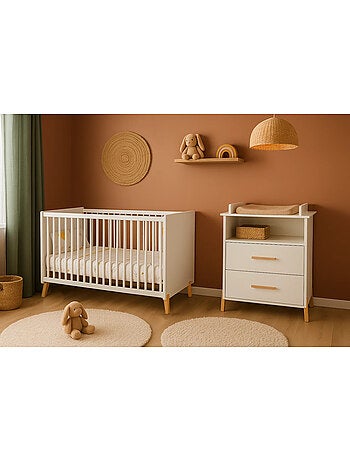 Cassettiera su gambe in legno - BABYPRICE