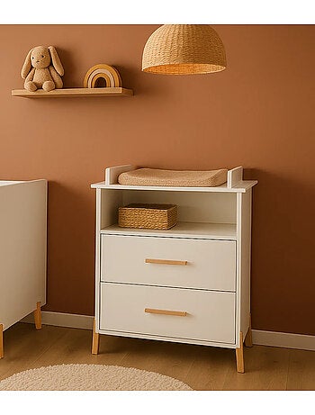 Cassettiera su gambe in legno - BABYPRICE