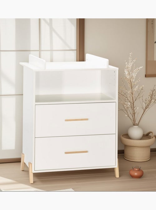Cassettiera su gambe in legno - BABYPRICE - Kiabi Cassettiera su gambe in legno - BABYPRICE - Kiabi
