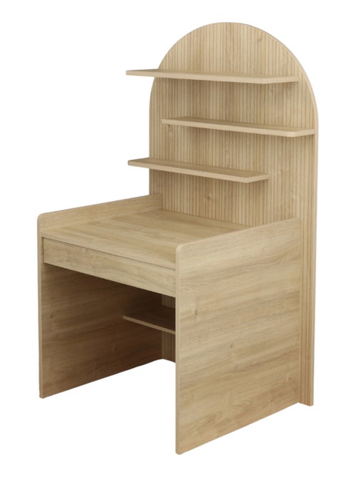 Cassettiera trasformabile in scrivania - decoro in legno di quercia seppia, forma ad - SAUTHON - Kiabi