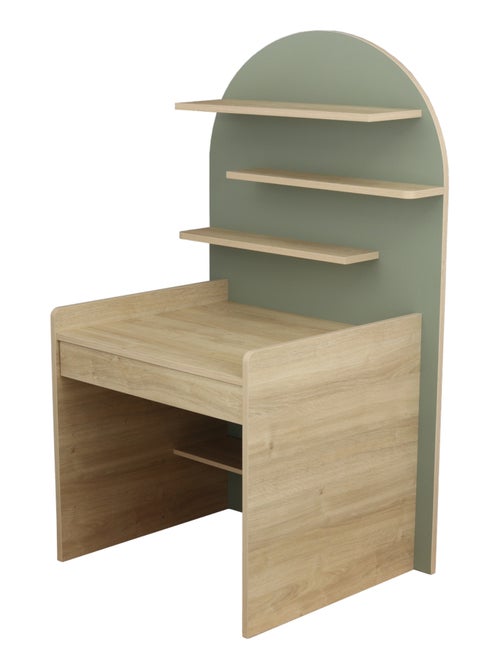 Cassettiera trasformabile in scrivania - decoro in legno di quercia seppia, forma ad - SAUTHON - Kiabi