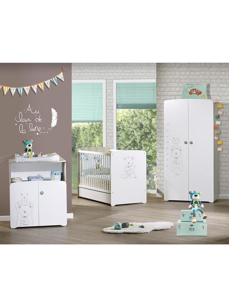 Cassetto in legno per lettino bianco - BABYPRICE Bianco - Kiabi