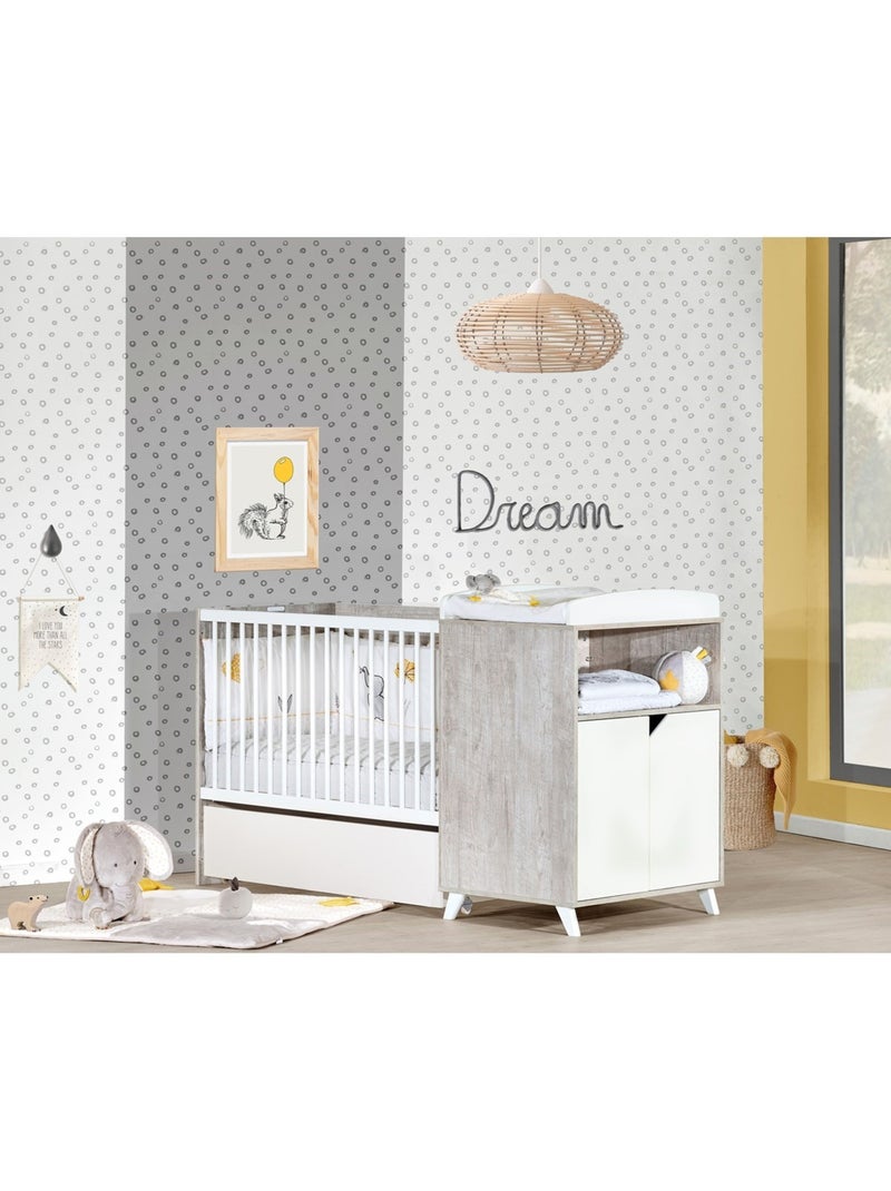 Cassetto per lettino in legno - BABYPRICE Bianco - Kiabi