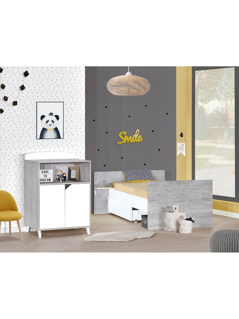 Cassetto per lettino in legno - BABYPRICE Bianco - Kiabi