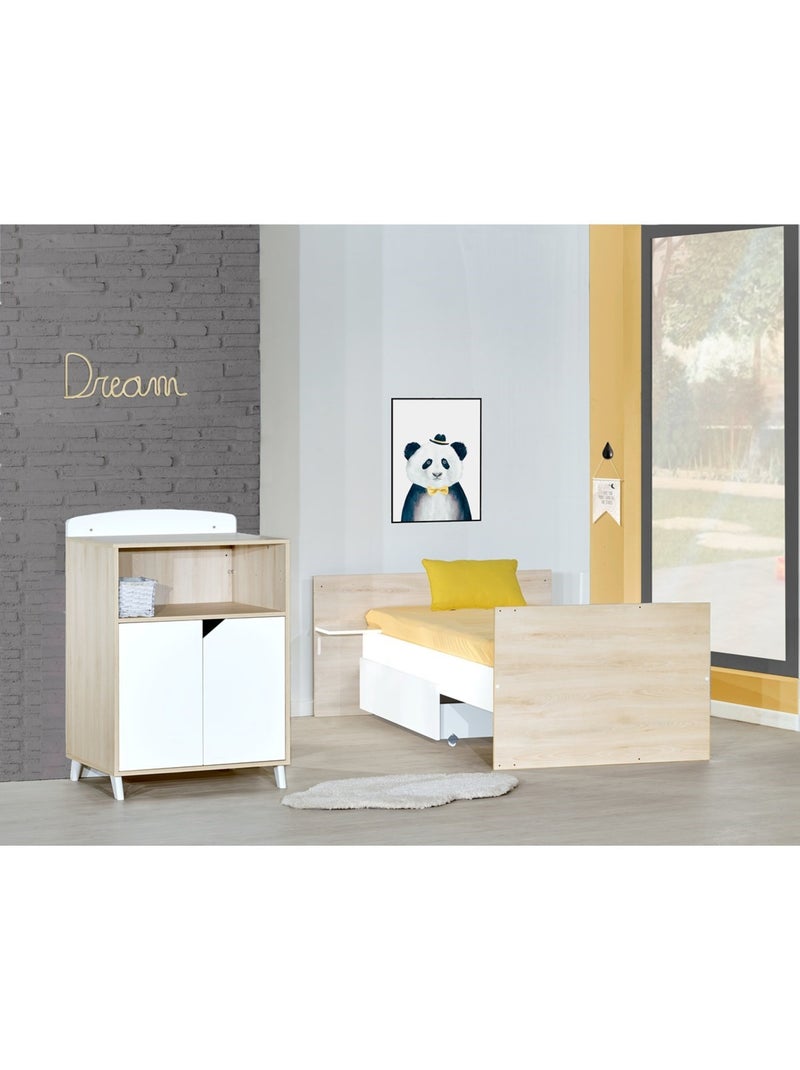 Cassetto per lettino in legno - BABYPRICE Bianco - Kiabi