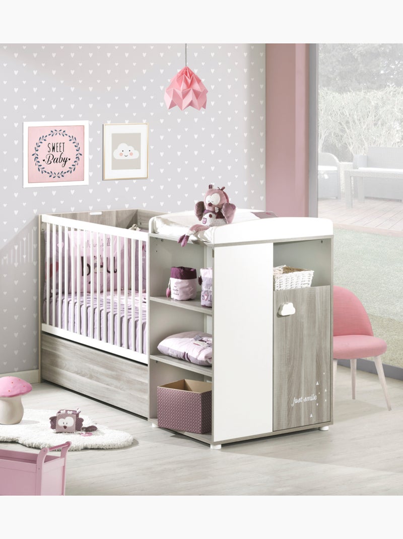 Cassetto per lettino in legno - BABYPRICE Grigio - Kiabi