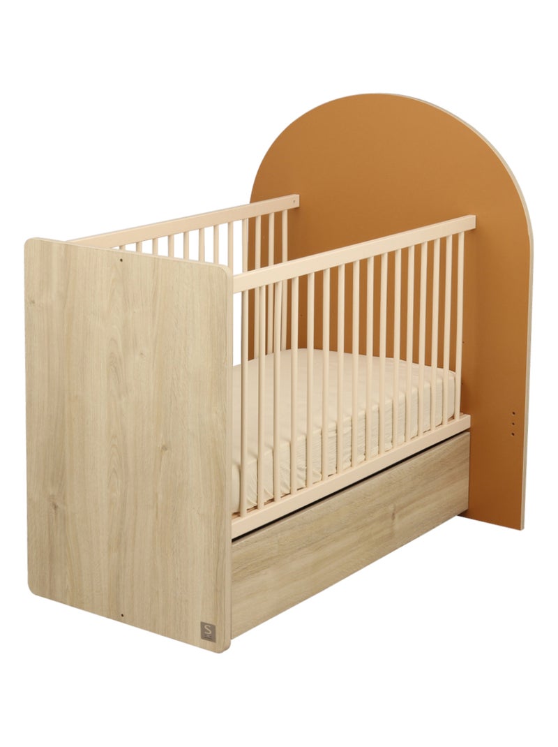 Cassetto per lettino trasformabile - decoro in legno rovere - SAUTHON Marrone - Kiabi
