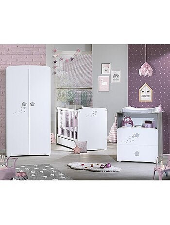 Cassetto per letto in legno bianco - BABYPRICE