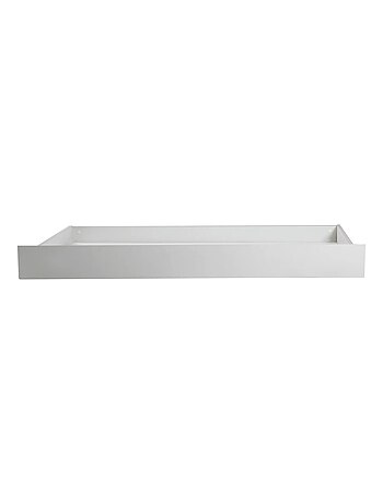 Cassetto sottoletto con ruote per lettino – cassetto standard bianco laccato "Roba