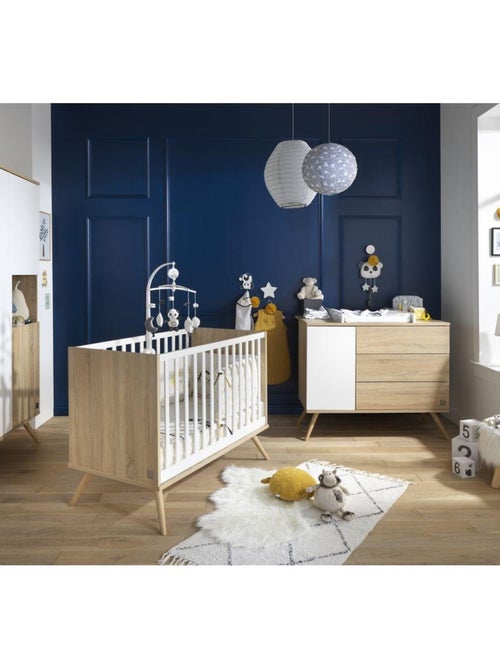 Cassettone in legno a 1 anta e 3 - SAUTHON - Kiabi