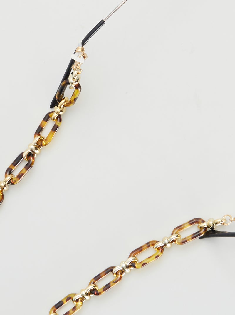 Catenella per occhiali effetto tartaruga squama - Kiabi