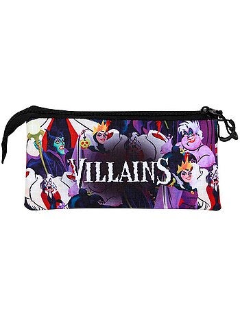 Cattivi disney evil astuccio triplo, multicolore
