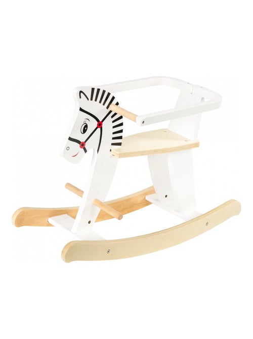 Cavallo a dondolo evolutivo legno con protezione Mamabrum - Kiabi
