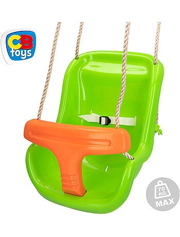 Cb toys altalena per bambini con altezza regolabile e cintura