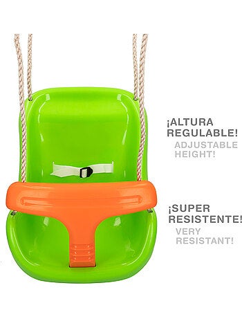 Cb toys altalena per bambini con altezza regolabile e cintura