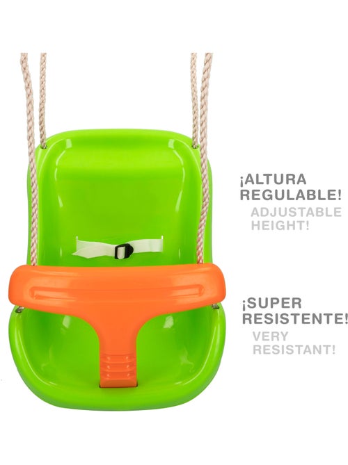 Cb toys altalena per bambini con altezza regolabile e cintura - Kiabi Cb toys altalena per bambini con altezza regolabile e cintura - Kiabi