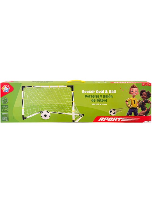Cb toys porta da calcio pieghevole con palla e gonfiatore - Kiabi Cb toys porta da calcio pieghevole con palla e gonfiatore - Kiabi