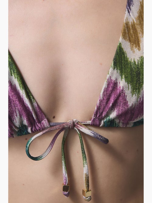 Celine deep v zigzag top bikini penti - Kiabi