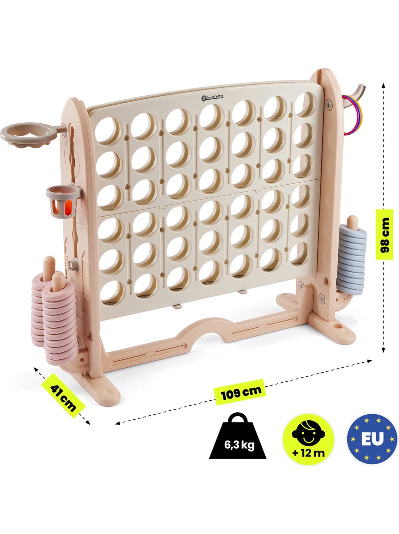 Centro giochi educativo 4 in 1 hypermotion per bambini con basket, golf, anelli e forza 4 N/D - Kiabi