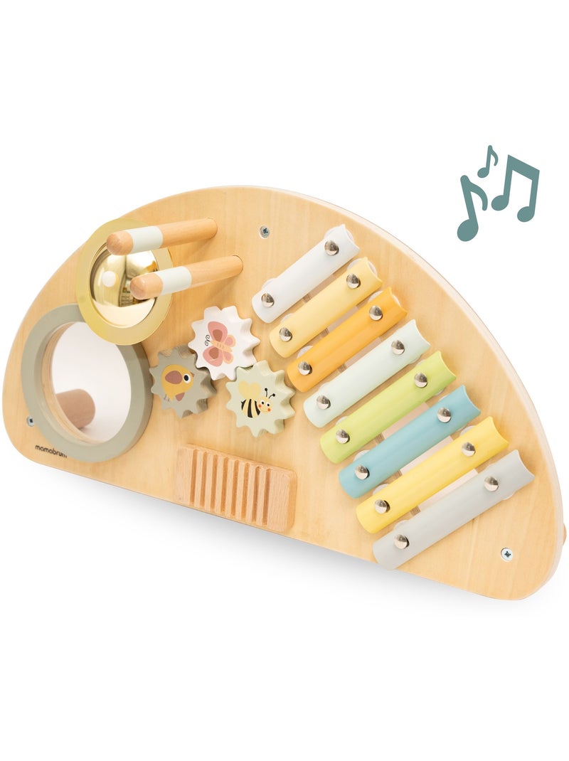 Centro Musicale Bambini in Legno – Xilofono, Tamburo e Gioco Sensoriale, Bimbo 9 Mesi+ N/D - Kiabi