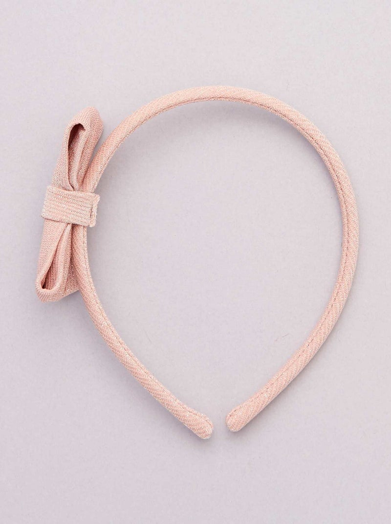 Cerchietto con fiocco ROSA - Kiabi