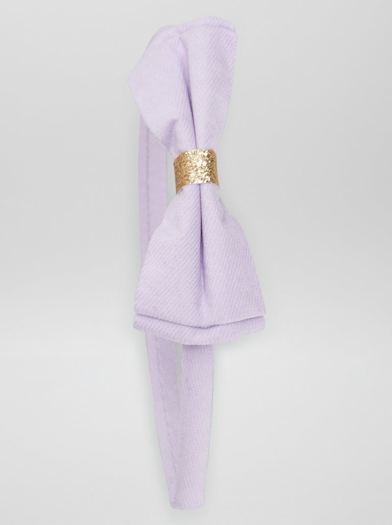 Cerchietto con fiocco VIOLA - Kiabi