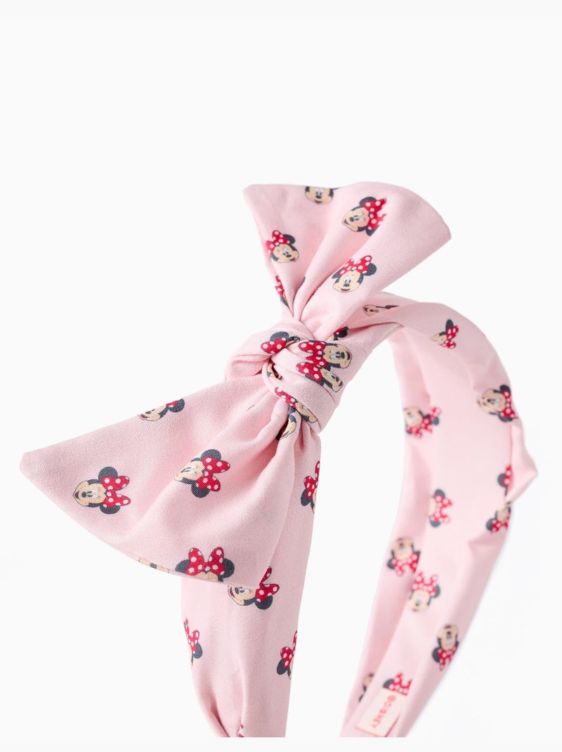 Cerchietto con motivo minnie e fiocco Rosa chiaro - Kiabi