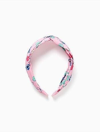 Cerchietto con motivo stitch e fiore