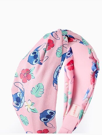 Cerchietto con motivo stitch e fiore